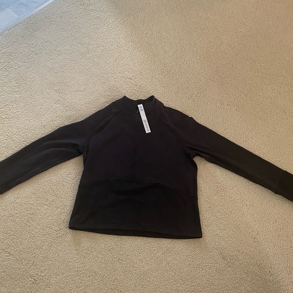 Lululemon It’s Rulu Run Cropped Half-Zip Size 4